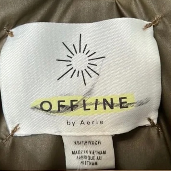 Aerie OFFLINE Shine Green Oversized Pullover Lightweight Windbreaker Jacket - Picture 7 of 12